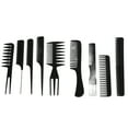 thumbnail image 2 of Set de Peines para el Cabello, Cuidador de Plástico Portátil de Masaje de Larga Duracia cuidados para el Cabello 10 piezas de desglose de peinado para al aire libre, 2 of 7