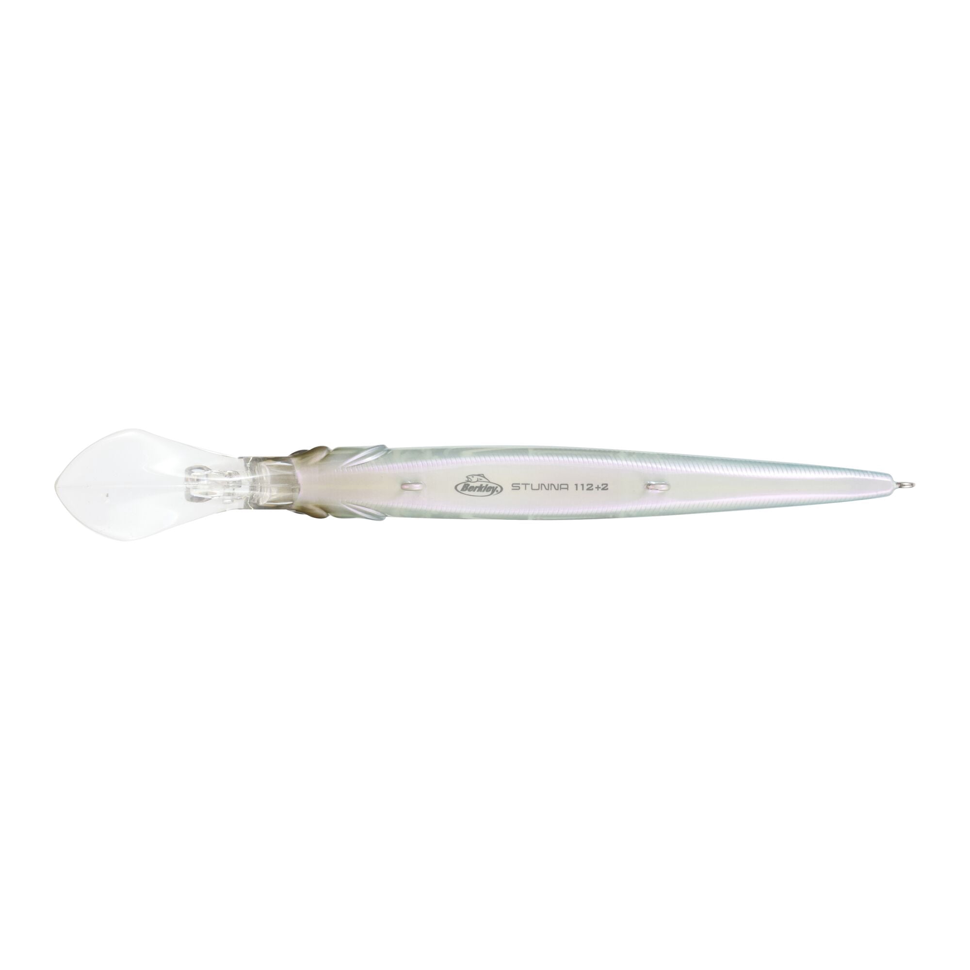 Berkley Stunna, 4.4 in, Jerkbaits, Stealth Minnow (1 Count)