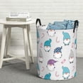 thumbnail image 6 of Daiia cute winter Gnome Round Laundry Basket with Handles Thickened Waterproof Circular hamper,Dirty Clothes Storage Basket for Bedroom,Bathroom,College Dorm-Medium, 6 of 6