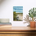 thumbnail image 2 of Badlands National Park, South Dakota, White River Birch Wood Wall Sign (6x9 Rustic Home Decor, Ready to Hang Art), 2 of 5