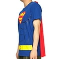 thumbnail image 2 of DC Comics Superman Cosplay Blue T-Shirt With Cape, 2 of 3