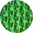 thumbnail image 1 of Ahgly Company Machine Washable Indoor Round Transitional Green Area Rugs, 8' Round, 1 of 7