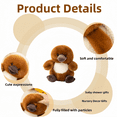 thumbnail image 4 of Weight Plush Platypus Stuffed Animal Doll - Lifelike Soft Plush Toy for Kids Boys Girls - 8.7in, 4 of 9