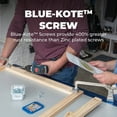 thumbnail image 4 of Blue-Kote SML-C125B-100 Pocket Hole Screw, NO 8, Coarse Threaded, 1-1/4 in L, Steel, Zinc, 4 of 7