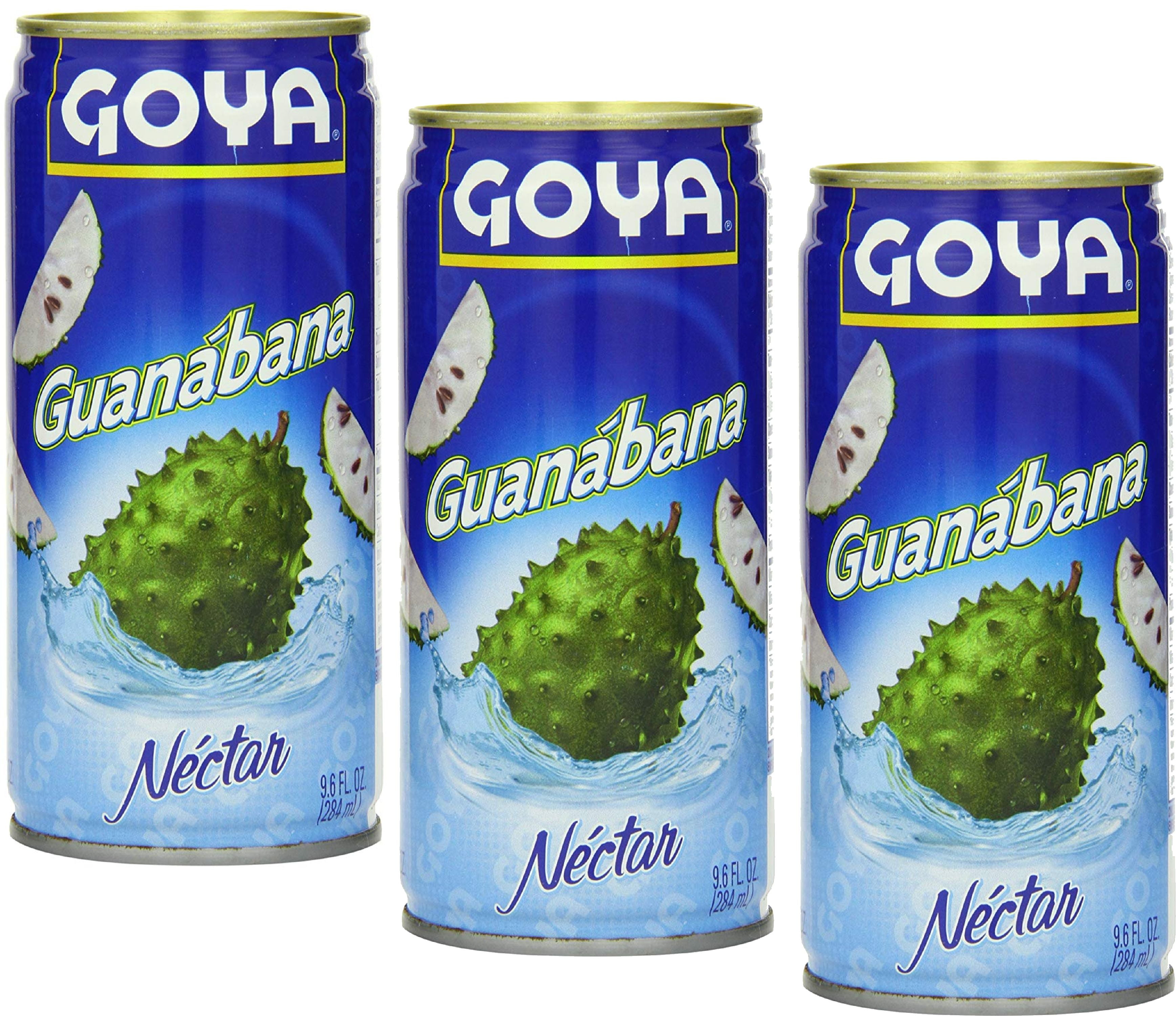 Guanabana Soursop juice by Goya, 9.6 oz Pack of 3