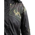 thumbnail image 3 of First Mfg Co - Men's Motorcycle Rain Suit - Ripstop Fabric - Woodland Camo - 4X Large, 3 of 3