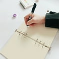 thumbnail image 6 of SEIWEI 80Pcs A5/A6 Refill Paper Thick Refillable Paper 6 Ring Binder Loose-Leaf Design, 6 of 7