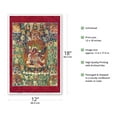 thumbnail image 2 of Chemchok Heruka with Consort - Tantric Buddhist Deity - Vintage Tibetan Thangka Buddhist Painting - Tibet, 13th Century - Master Art Print (Unframed) 12in x 18in, 2 of 4