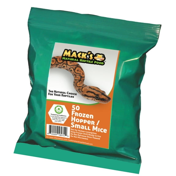 Mack's Natural Reptile Food Hopper mouse 50 ct.