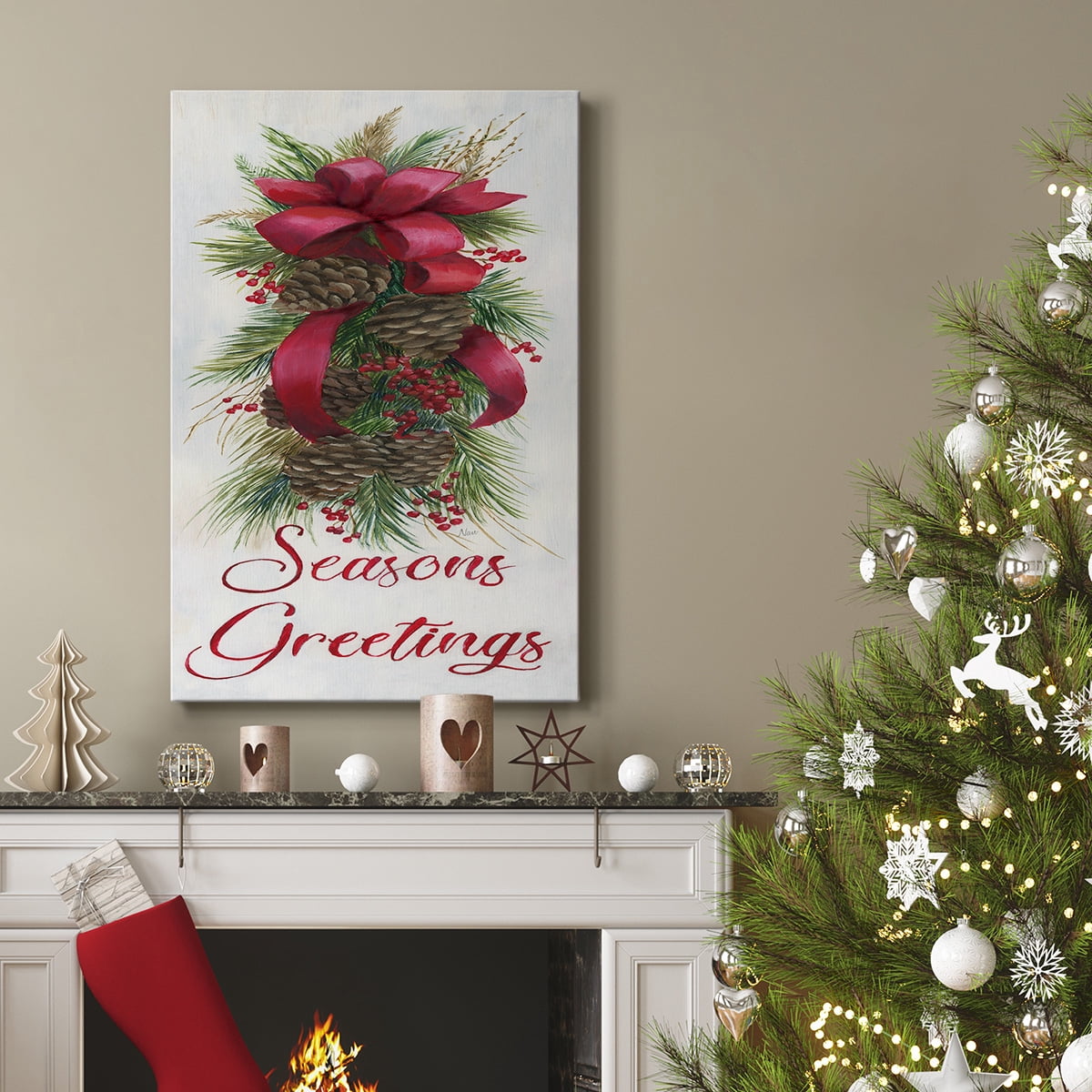 Seasons Greetings- Gallery Wrapped Canvas
