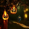 thumbnail image 3 of Halloween String Light Decoration Battery Powered Pumpkin Shaped LED String Light - 3m Long, 20 LED, Warm Color, 3 of 9