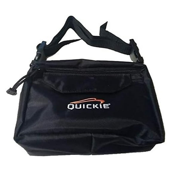 Sunwest Rehab Wheelchair Under-Seat Pouch, for Quickie Wheelchairs, Black