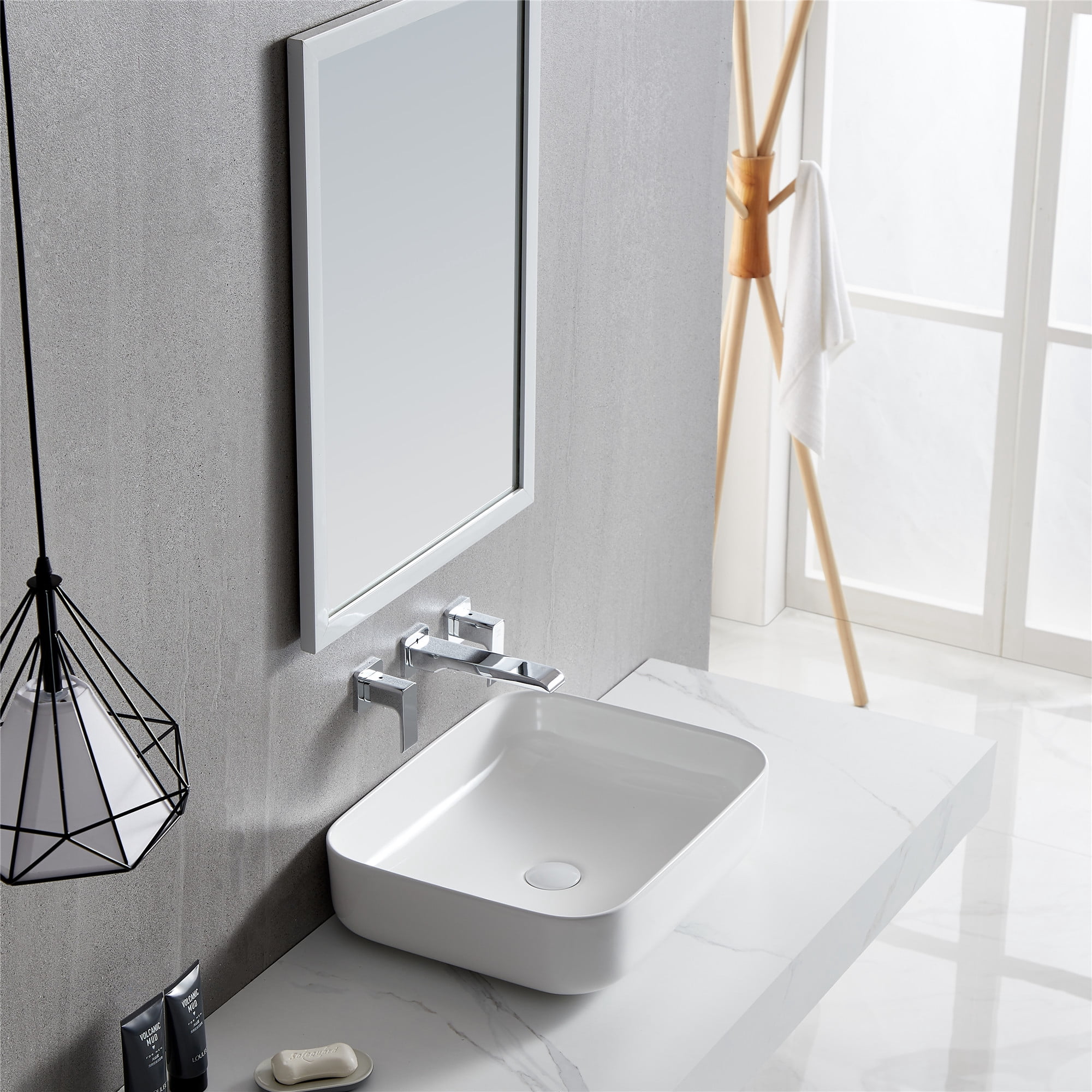 1988x1555 Ceramic Rectangular Sink Above Counter White Bathroom Vanity Sink Bathroom Sink Art Basin Walmartcom Walmartcom 1988x1555 Ceramic Rectangular Sink Above Counter White Bathroom Vanity Sink Bathroom Sink Art Basin Walmartcom Walmartcom