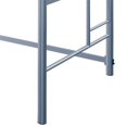 thumbnail image 4 of Benjara Metal Frame Twin Size Loft Bed with 2 Attached Ladders- Silver, 4 of 11