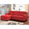 Acme Furniture Vogue Microfiber Reversible Chaise Sectional Sofa
