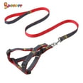 thumbnail image 3 of Spencer Dog Leash Harness Adjustable & Durable Leash Set Heavy Duty Denim Dog Leash Collar for Daily Training Walking for Small, Medium, Large Dogs "1CM,Red", 3 of 8