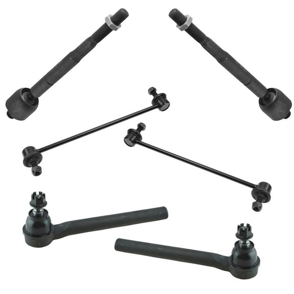 TRQ Front Tie Rod End Sway Bar Link Steering Suspension Kit Set 6pc for Odyssey PSA85245