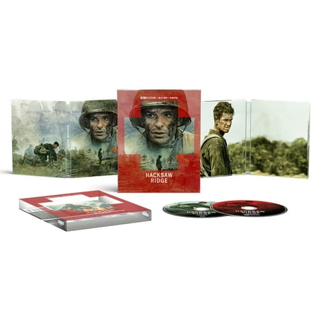 Hacksaw Ridge (4K + Blu-ray + Digital Copy) Steelbook