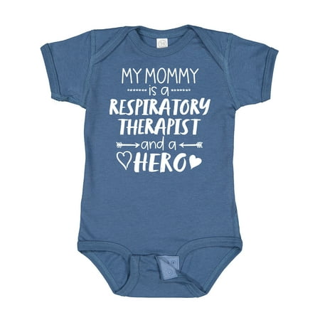 

Inktastic My Mommy is a Respiratory Therapist and a Hero Gift Baby Boy or Baby Girl Bodysuit