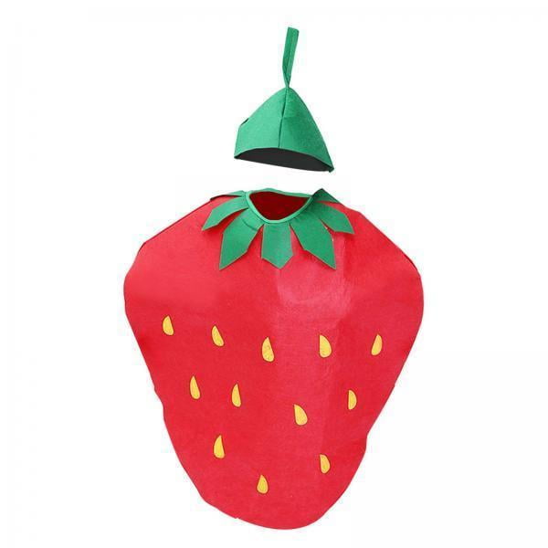 Disfraz de fruta,Disfraz de fruta para fiesta de disfraces,Accesorios para disfraz de fruta de Halloween para niños,Niños disfrazados para el juego de rol del festival de carnaval,Fiesta