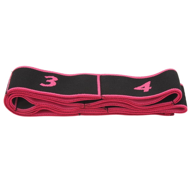 Banda De Ejercicio Elástica Para Yoga Bandas De Resistencia Alta Elasticidad Números Amigables Con La Piel Imprimir Correa De Resistencia Deportiva Para Entrenamiento De Fuerza, Yoga, Pilates, Fitness