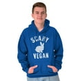 thumbnail image 5 of Scary Vegan Bunny Rabbit Vegetarian Hoodie Sweatshirt Women Men Brisco Brands M, 5 of 5