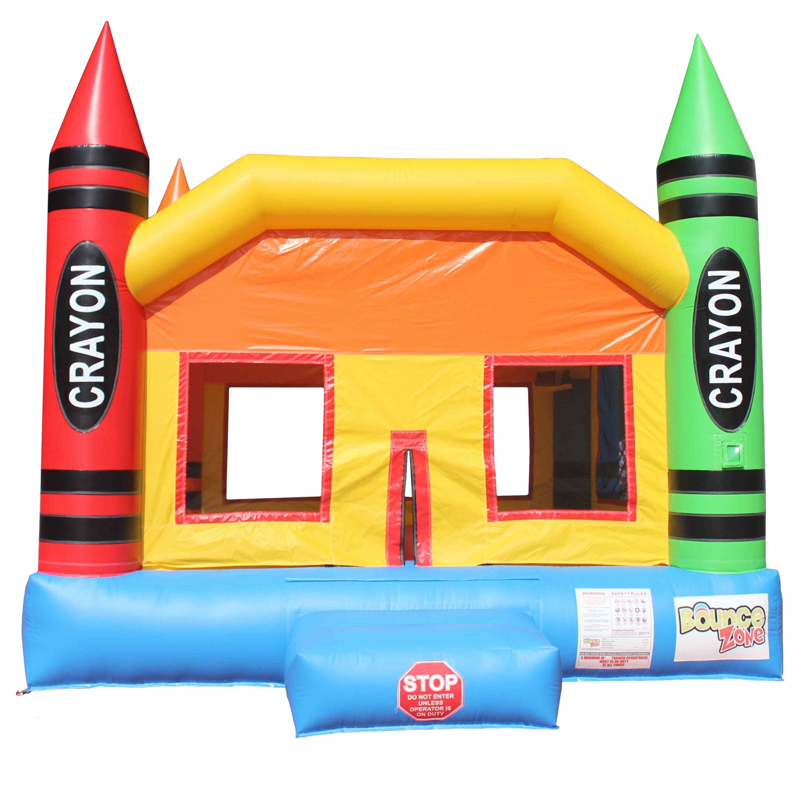 Crayon Bounce House
 mercial Bargains Inflatable Jumper Crayon Themed Bounce House for