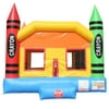 Commercial Bargains Inflatable Jumper Crayon Themed Bounce House for Kids