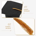 thumbnail image 3 of VERDANVERSE Graduation Accessories Graduation Hat Goblet Cover Black Paper 20Pcs, 3 of 8