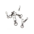 thumbnail image 4 of QualitChoice 5Pcs Roulement Pivots Connecteur Roulement Lourds Tirant Anneaux Solides Portable Crochet de Pêche en Acier Inoxydable Pièces 1 8, 4 of 6
