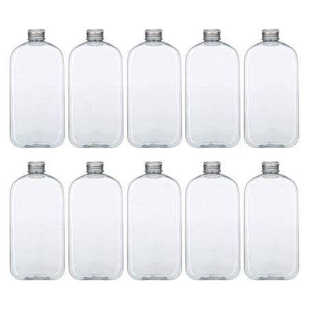 

10Pcs Disposable Beverage Storage Bottles Milk Tea Bottles Juice Bottles