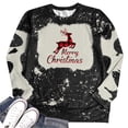 thumbnail image 2 of Sudaderas Navideñas de Cuello Redondo Para Mujer, Sudaderas Con Capucha de Manga Larga, Estampado Informal, Tops Holgados Con Cordón Y Bolsillos Odeerbi  ODB193249, 2 of 6
