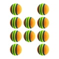thumbnail image 1 of 10 piezas pelotas de entrenamiento de Golf pelotas de Golf accesorios de Golf suaves de alto rendimiento pelotas para practicar Golf para principiante naranja y colorido, 1 of 8