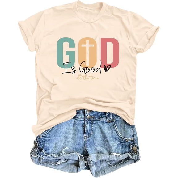 New Faith Over Fear Shirt Womens Christian Tshirts Religious Sayings Tees