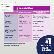 AZO Dual Pack UTI Test Strips & Vaginal pH At-Home Test Kit, Easy to Use, Fast Results & Clinically Tested, FSA/HSA Eligible, 2 Tests