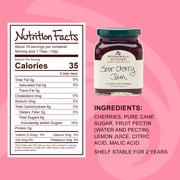 Stonewall Kitchen, non GMO, Sour Cherry Jam, 12.5 oz. Jar