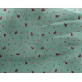 thumbnail image 4 of oneOone Georgette Viscose Fabric Leaves & Flower Floral Printed Fabric 1 Yard 42 Inch Wide, 4 of 4