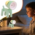 thumbnail image 2 of CozeLy Cute Mini Dog LED Night Light Small Desk Lamp with Phone Holder Adjustable Portable Battery Powered Animal Night Light for Bedroom and Home Decor, 2 of 9
