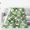 thumbnail image 2 of Frog Blanket Super Soft Warm Animal Flannel Throw Blankets for Boys Girls Adults Lovers for Couch Sofa Bed Office Gifts (60"x50"), 2 of 5
