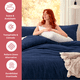 thumbnail image 4 of ALVANA Set de Edredón 2 Piezas Acolchado Extra Grande Hipoalergénico Relleno Suave de Microfibra Down Alternative Ideal para Todo el Año Uso como Edredón o para Funda Duvet, 4 of 6