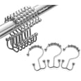 thumbnail image 3 of 2 Lb. DepotÂ Shower Curtain Rings Hooks, Rustproof Stainless Steel, Set of 12 for Shower Rods (Polished Chrome), 3 of 12