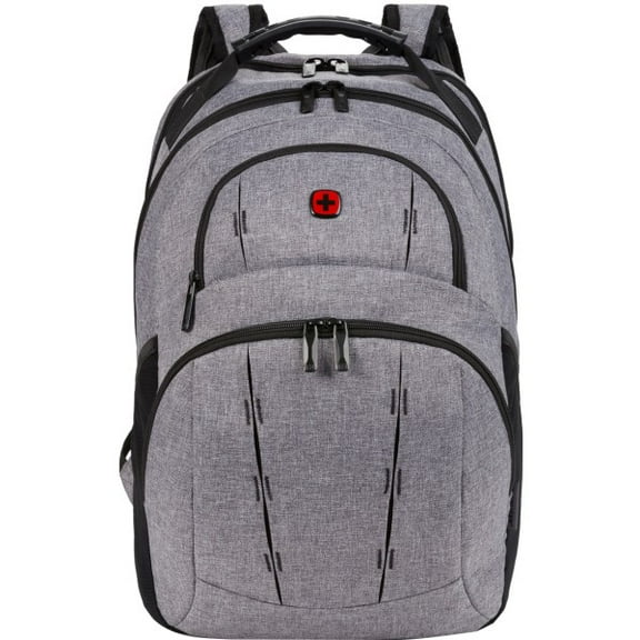 Wenger Tandem Backpack With 16" Laptop Pocket, Gray/Black
