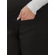 thumbnail image 5 of Pantalones de trabajo de maternidad Inspire Chic para mujeres, elásticos sobre el vientre, formales, con bolsillos, XL, negros, 5 of 6