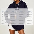 thumbnail image 6 of POTETI Womens Hoodies Pullover Casual Long Sleeve Hooded Sweatshirts Solid Color Drawstrings Tops, 6 of 6