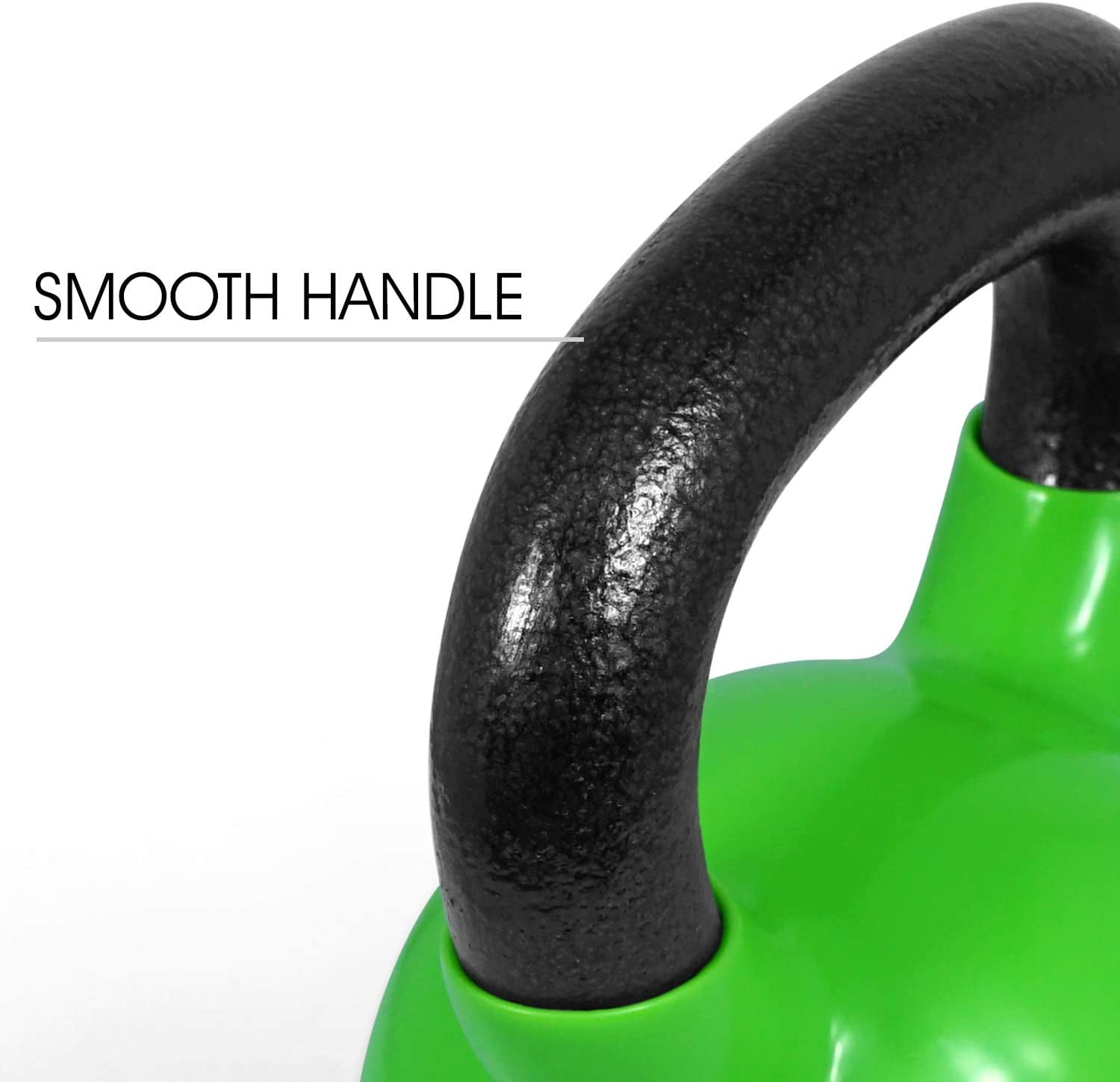 Yes4All 70 lb Vinyl Coated / PVC Kettlebell, Multicolor, Combo / Set, Includes 10-25lb