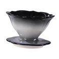 thumbnail image 2 of Cafetera de goteo manual de cerámica para café, gran regalo para el hogar, elegante, fácil de limpiar, decoración, accesorios de preparación lenta Negro, 2 of 8