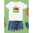 thumbnail image 3 of Frogs On Mushroom T-Shirt Juniors -Image by Shutterstock,  x-Large, 3 of 4