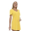 thumbnail image 2 of Women's Casual Dress Loose Fit V-Neck Nightgown, M, Yellow, by Ambesonne, 2 of 3