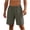 Army Green1, variant on Kojanyu Men's Cotton Casual Shorts Elastic Waist Drawstring Lounge Beach Relaxed Fit Big and Tall Plus Size Summer Shorts L to 5XL
