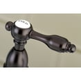 thumbnail image 2 of Kingston Brass KS1275TALBS Tudor Bridge Kitchen Faucet with Brass Sprayer, Oil Rubbed Bronze, 2 of 3